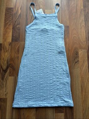 Zara Woman’s Elegant Blue Dress M size NWT